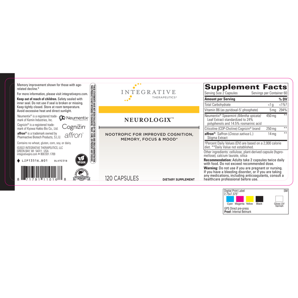 Neurologix™, 120 Capsules