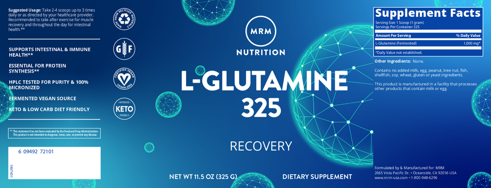 L-Glutamine Powder, 325 Grams