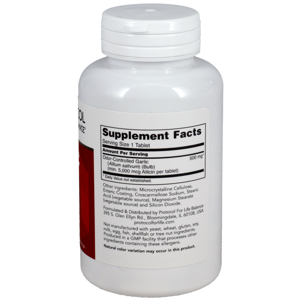 Garlic 5000, 90 Tablets , Brand_Protocol for Life Balance Form_Tablets Requires Consultation Size_90 Tablets tablets