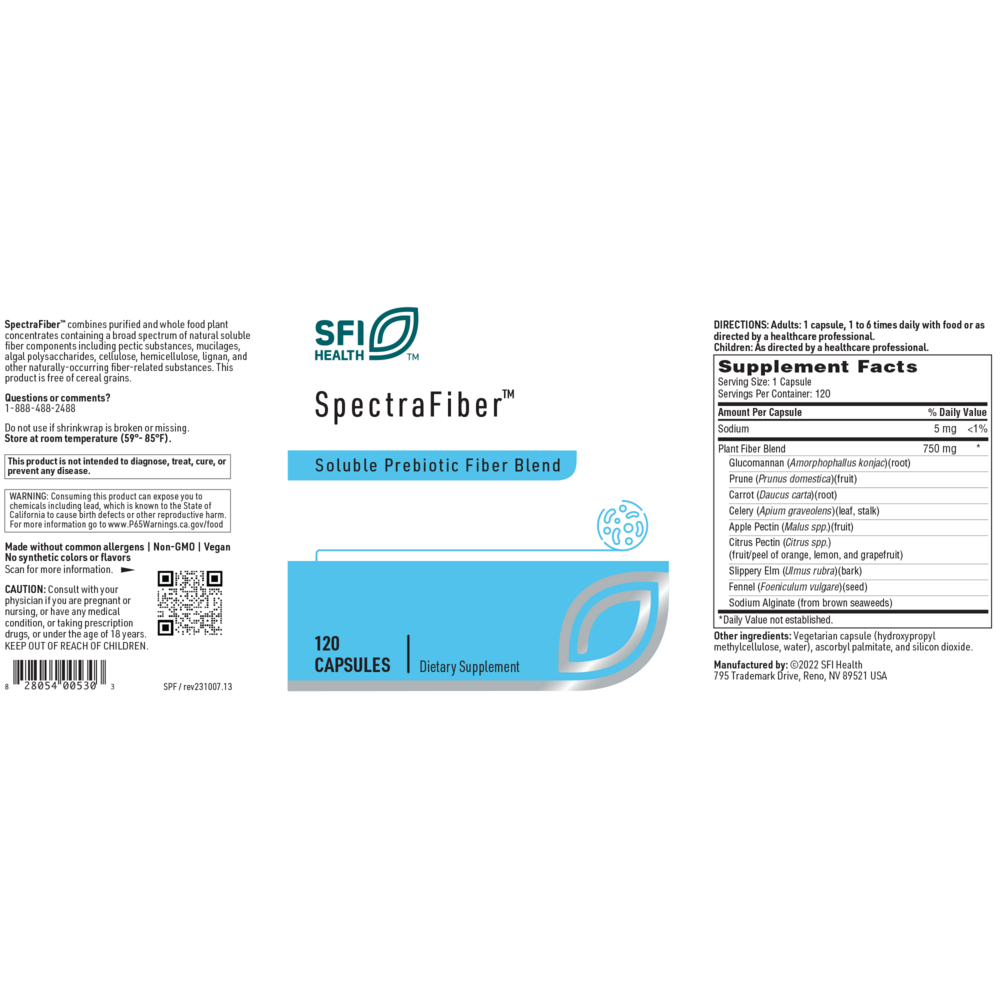 SpectraFiber™, 120 Capsules