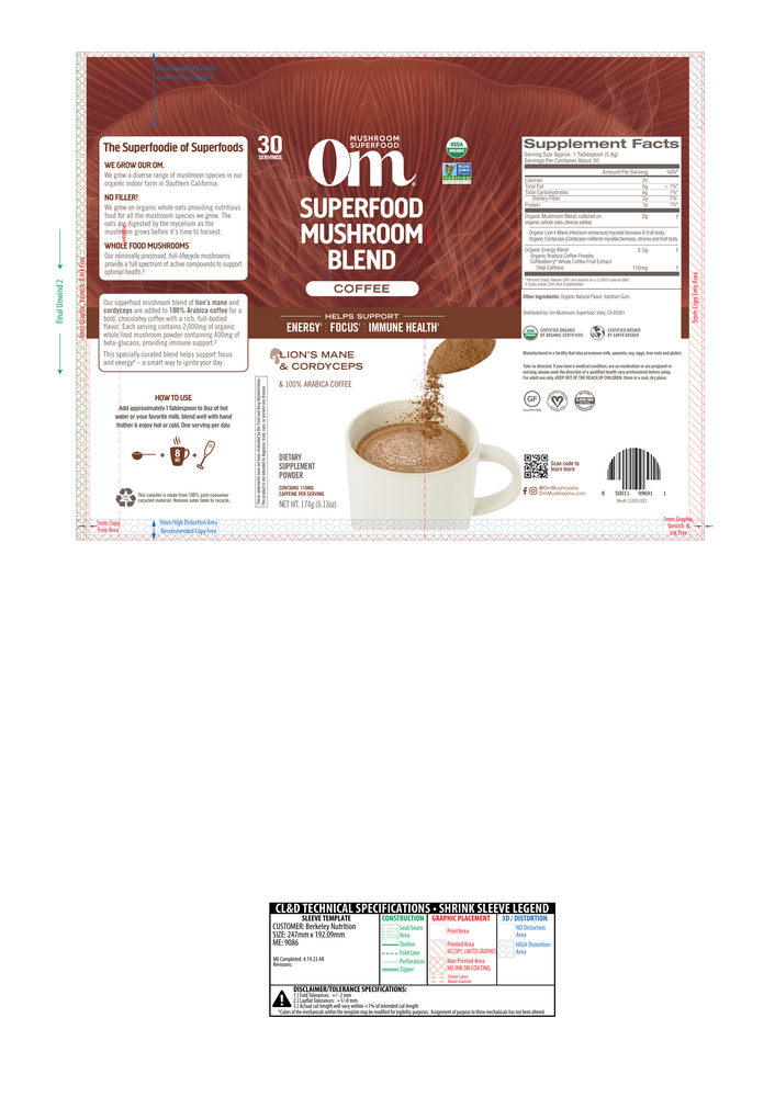 Mushroom Coffee Blend, 177 Grams , Form_Powder