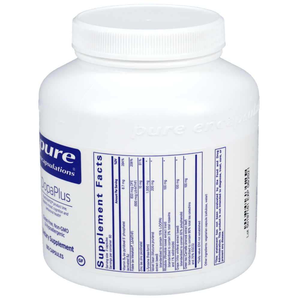 DopaPlus, 180 Capsules , Brand_Pure Encapsulations Form_Capsules Requires Consultation Size_180 Capsules