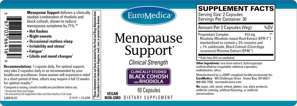 Menopause Support (Clinical Strength), 60 Capsules