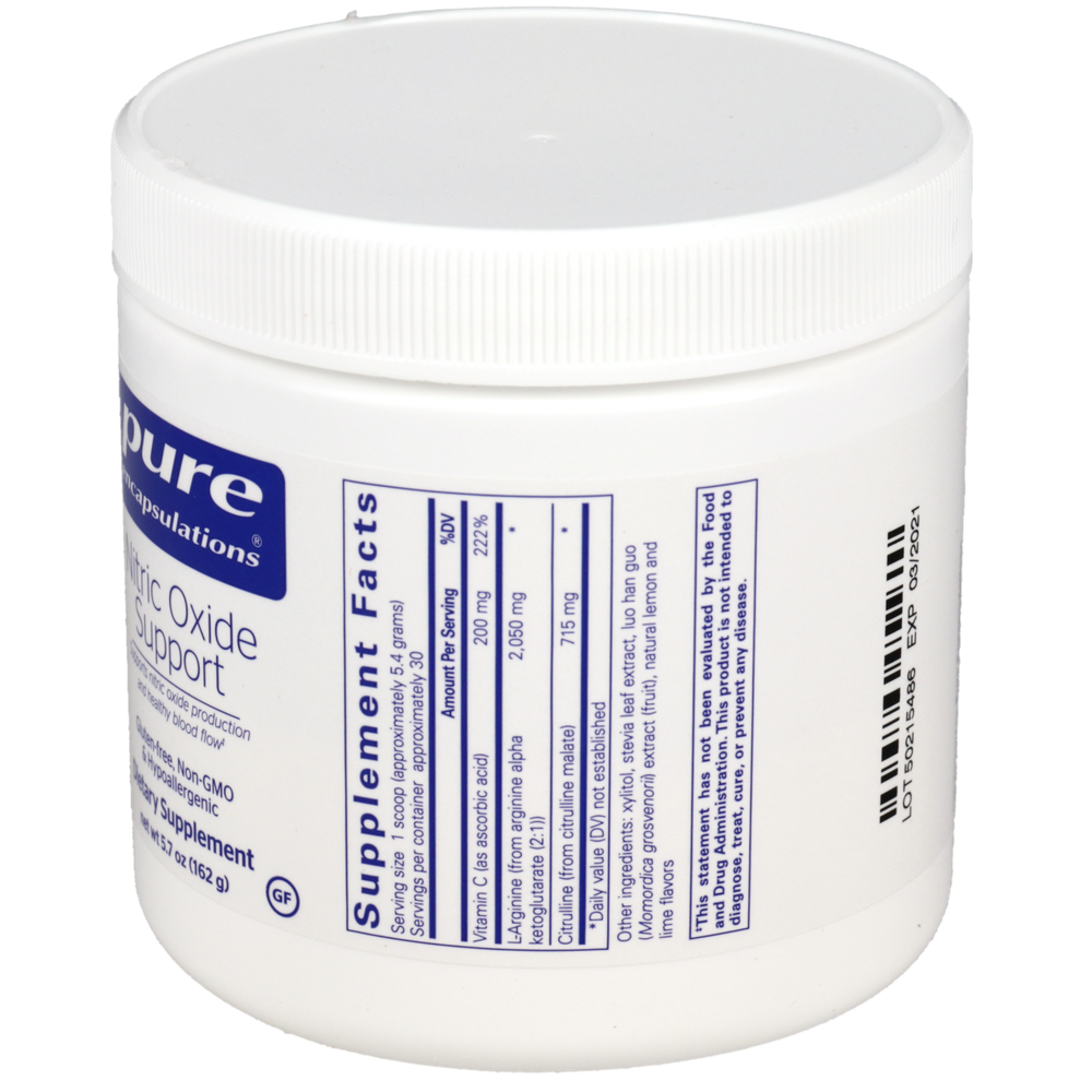 Nitric Oxide Support, 5.7 Oz (162 g) Powder , powder