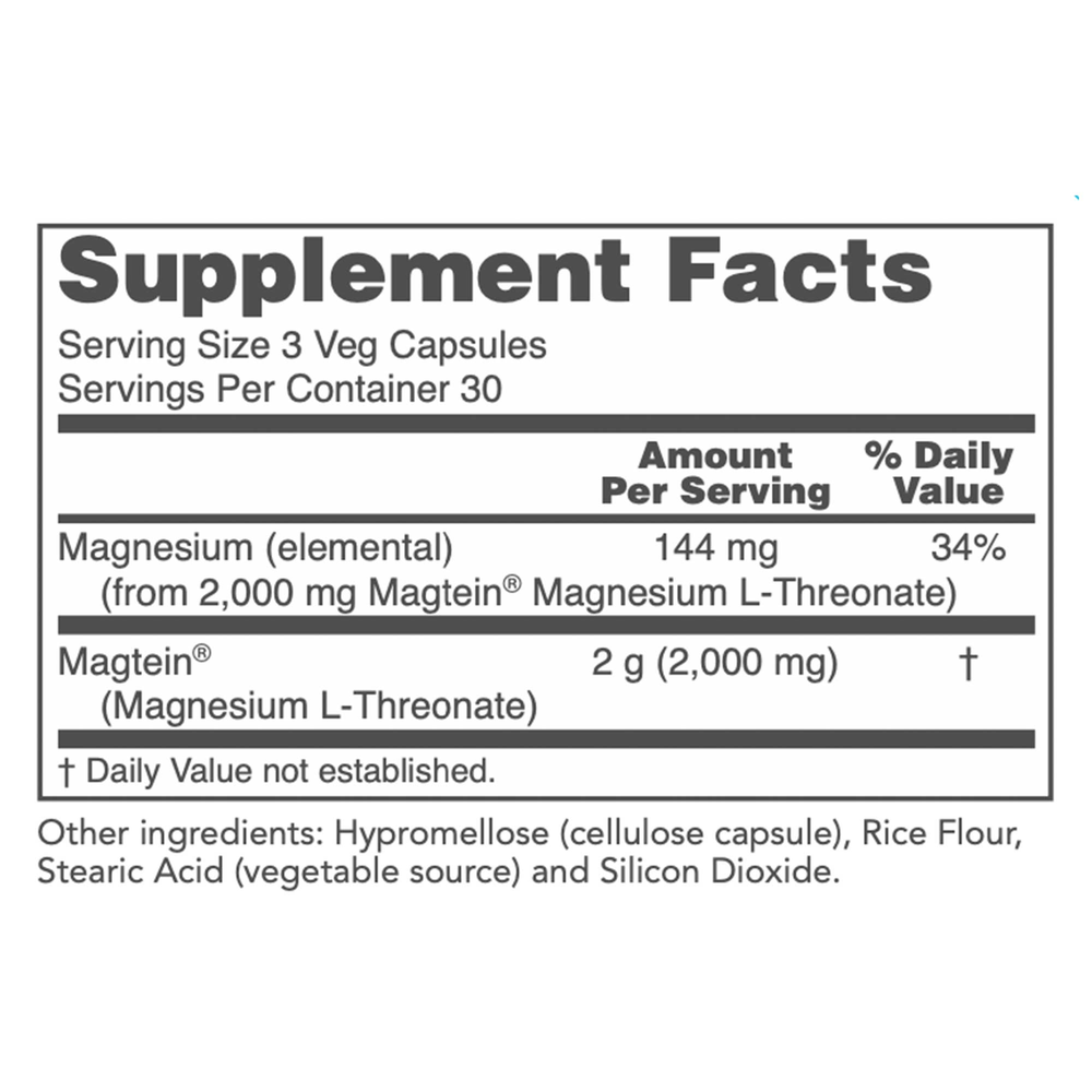Magtein® (formerly ProtoSorb™ Magnesium), 90 Capsules , Brand_Protocol for Life Balance capsules Form_Capsules Requires Consultation Size_90 Capsules