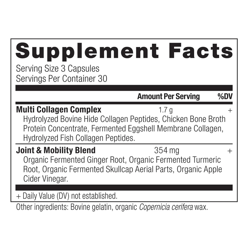 Ancient Nutrition Multi Collagen Joint + Mobility - back