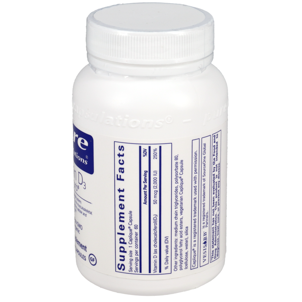 Vitamin D3 VESIsorb, 60 Capsules , Brand_Pure Encapsulations Form_Capsules Requires Consultation Size_60 Capsules