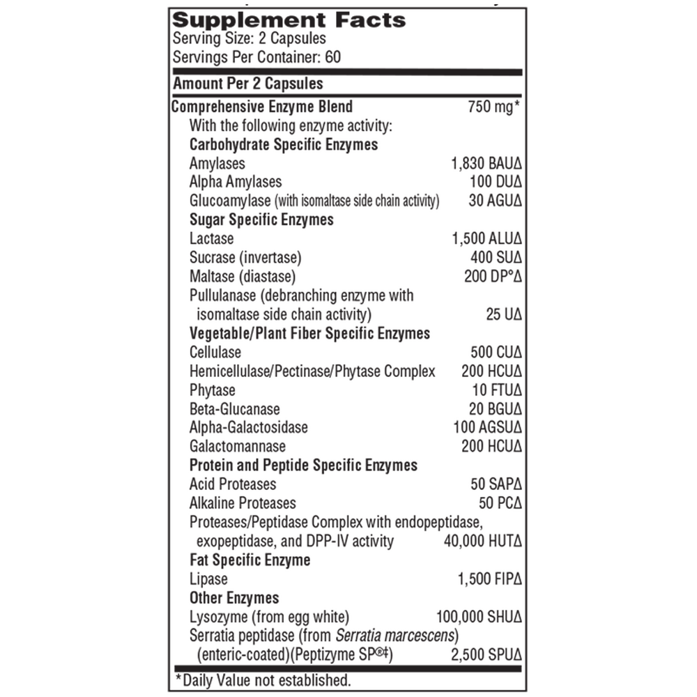 Ther-Biotic® Vital-Zymes™ (Complete), 120 Capsules