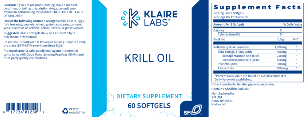 Krill Oil, 60 Softgels
