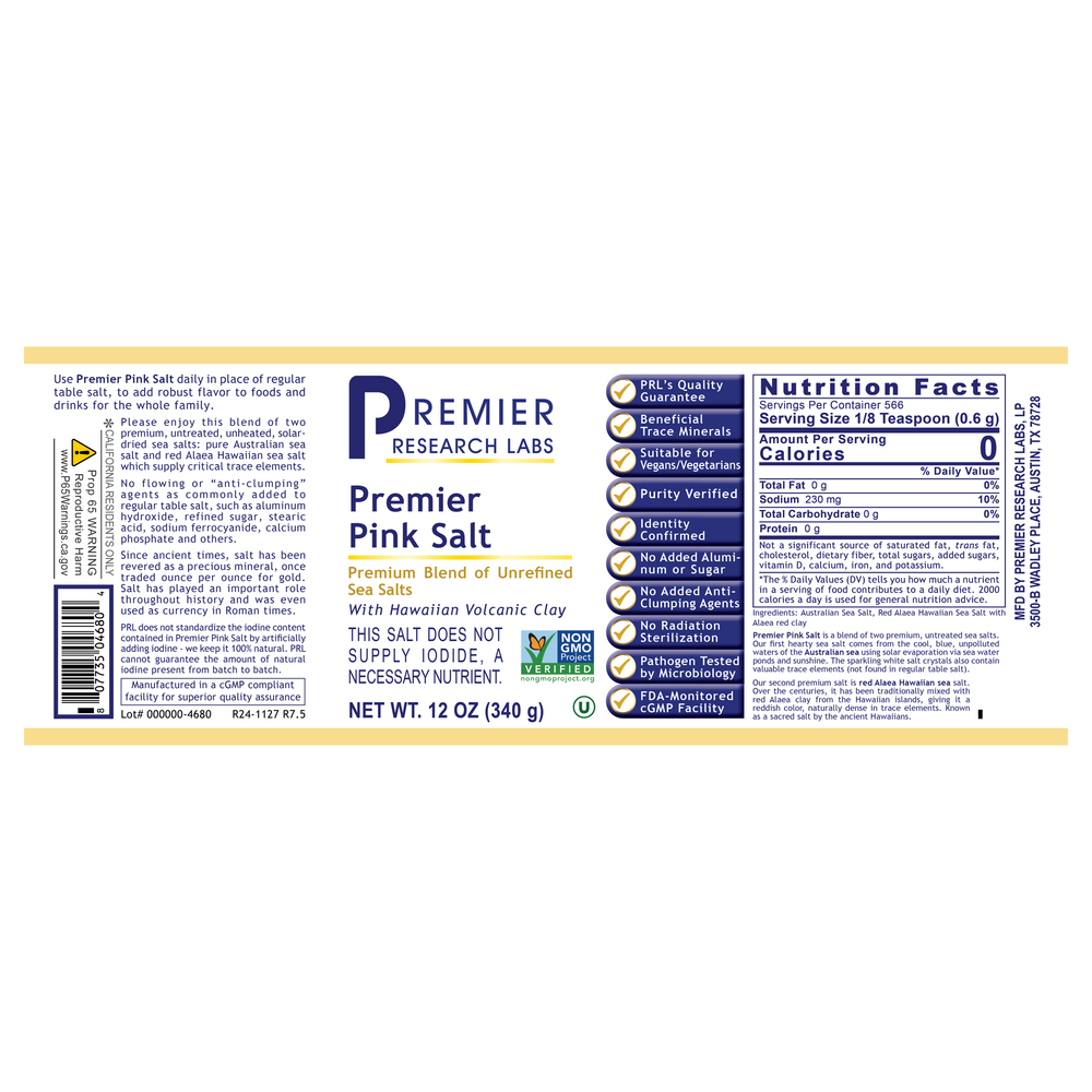 Premier Pink Salt, 340 Grams , Brand_Premier Research Labs Form_Powder powder Requires Consultation Size_340 Grams