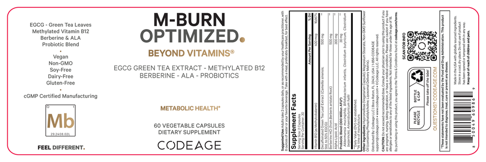 M-Burn Optimized, 60 Capsules