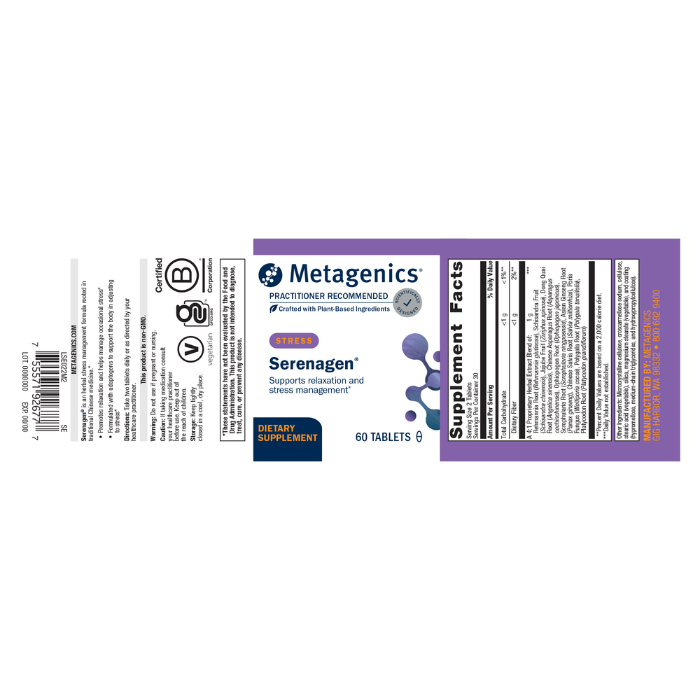 Serenagen®, 60 Tablets , Emersons Emersons-Alt Form_Tablets tabs