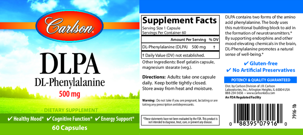 DLPA, 60 Capsules