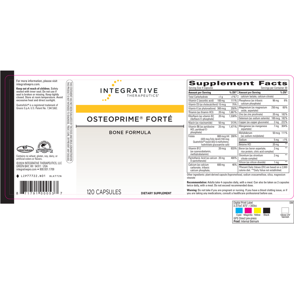 OsteoPrime Forte Capsules, 120 Capsules