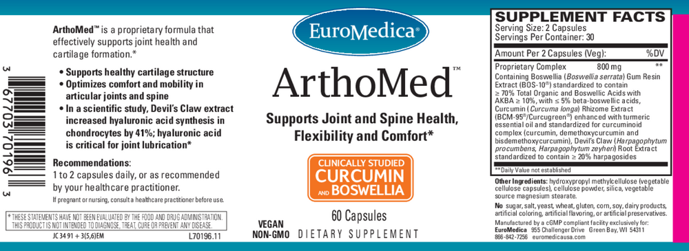 ArthoMed, 60 Vegetarian Capsules