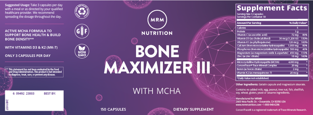 Bone Maximizer III, 150 capsules