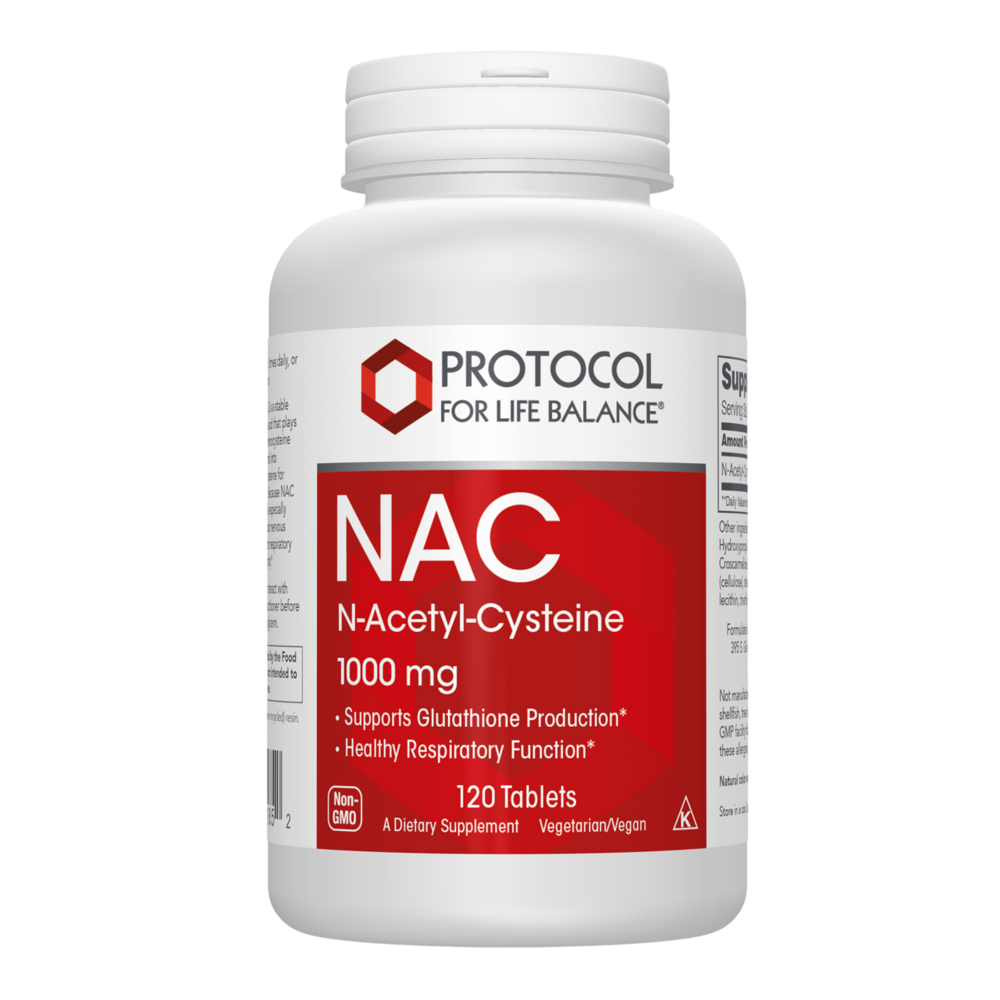 NAC 1000mg, 120 Tablets , Brand_Protocol for Life Balance Form_Tablets Requires Consultation Size_120 Tablets tablets