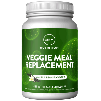 Veggie Meal Replacement, Vanilla Bean, 1361 Grams