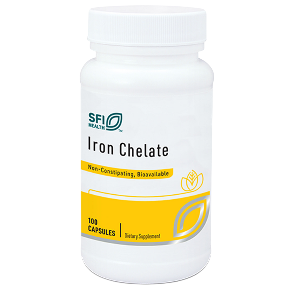 Iron Chelate, 100 Capsules