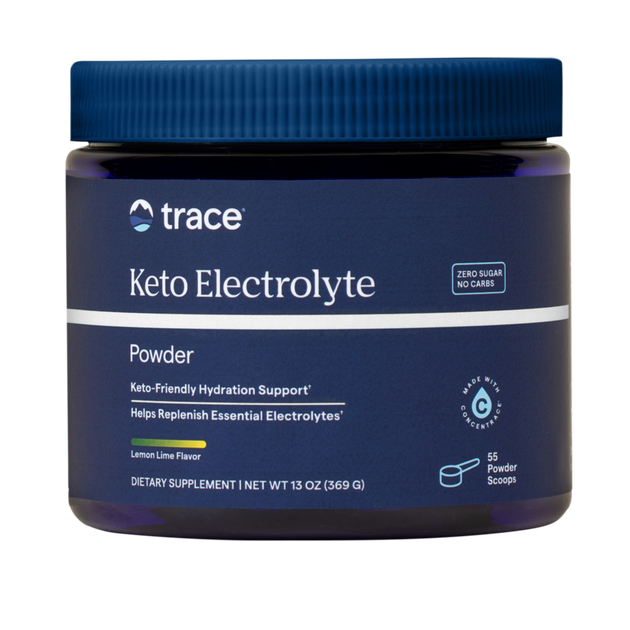 KETO Electrolyte Powder - Lemon Lime, 369 g Powder , Brand_Trace Minerals Form_Powder Size_369 g