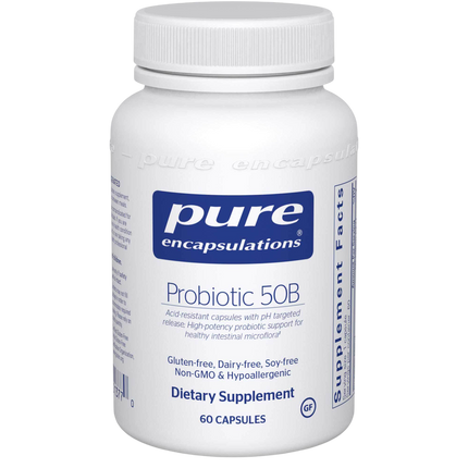 Probiotic 50B, 60 Capsules , Brand_Pure Encapsulations Form_Capsules Requires Consultation Size_60 Capsules
