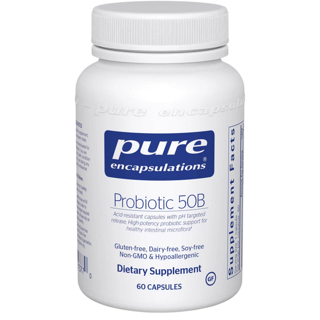 Probiotic 50B, 60 Capsules , Brand_Pure Encapsulations Form_Capsules Requires Consultation Size_60 Capsules