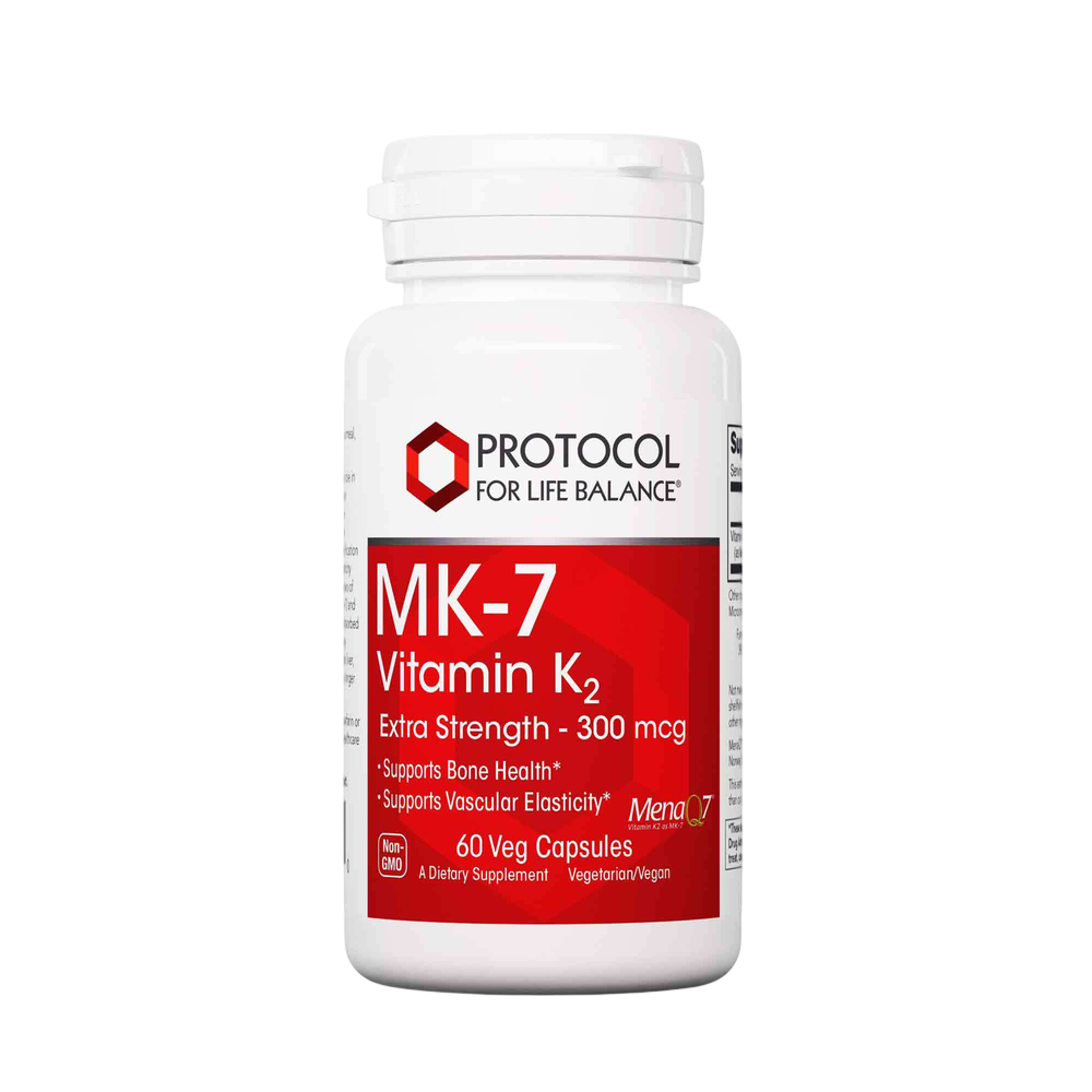 Vitamin K2 (MK-7) 300 mcg, 60 Capsules , Brand_Protocol for Life Balance capsules Form_Capsules Requires Consultation Size_60 Capsules