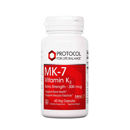 Vitamin K2 (MK-7) 300 mcg, 60 Capsules , Brand_Protocol for Life Balance capsules Form_Capsules Requires Consultation Size_60 Capsules