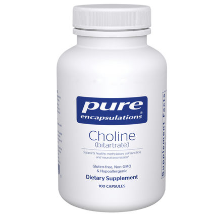 Choline (bitartrate), 100 Capsules , Brand_Pure Encapsulations Form_Capsules Requires Consultation Size_100 Capsules