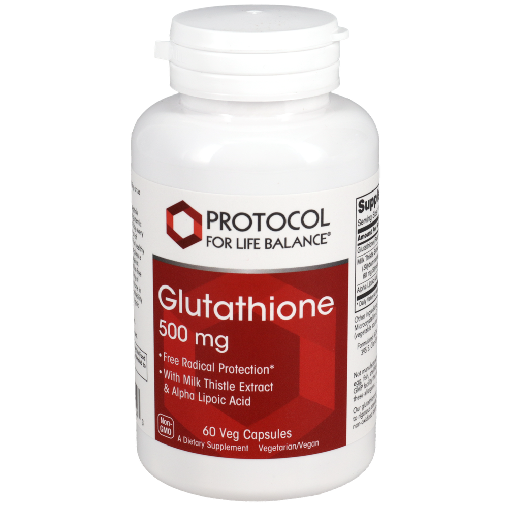 Glutathione 500mg, 60 Capsules , Brand_Protocol for Life Balance capsules Form_Capsules Requires Consultation Size_60 Capsules