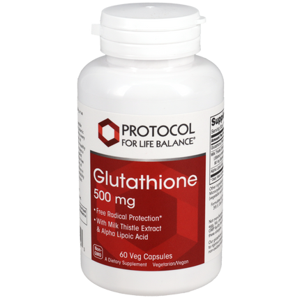 Glutathione 500mg, 60 Capsules , Brand_Protocol for Life Balance capsules Form_Capsules Requires Consultation Size_60 Capsules