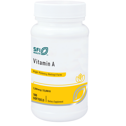 Vitamin A 25000IU, 100 Softgels