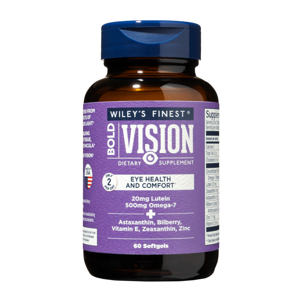 Bold Vision, Proactive, 60 Softgels , Brand_Wiley's Fish Oil Form_Softgels Size_60 Softgels