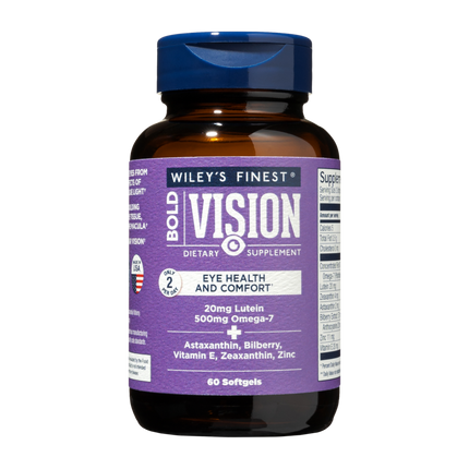 Bold Vision, Proactive, 60 Softgels , Brand_Wiley's Fish Oil Form_Softgels Size_60 Softgels