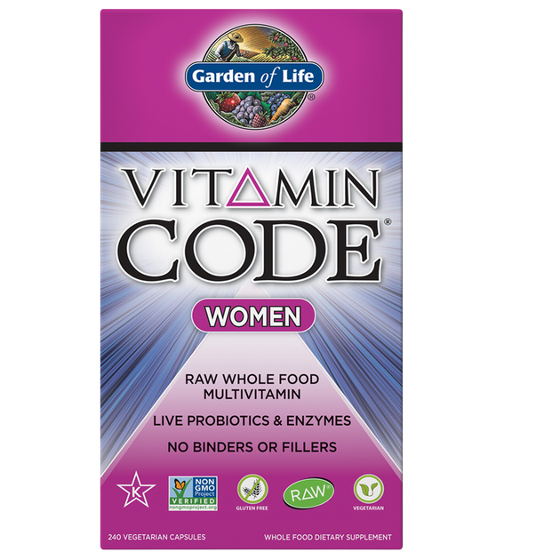 Vitamin Code Women Multivitamin Capsules, 240 Count