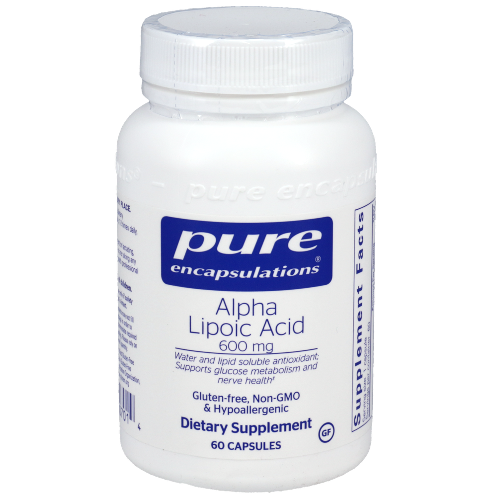 Alpha Lipoic Acid 600mg, 60 Capsules , Brand_Pure Encapsulations Form_Capsules Requires Consultation Size_60 Capsules