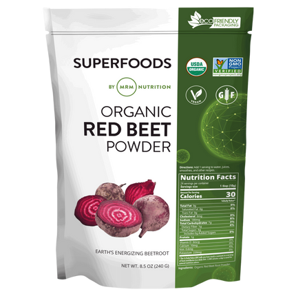 Raw Organic Red Beet Powder, 240 Grams