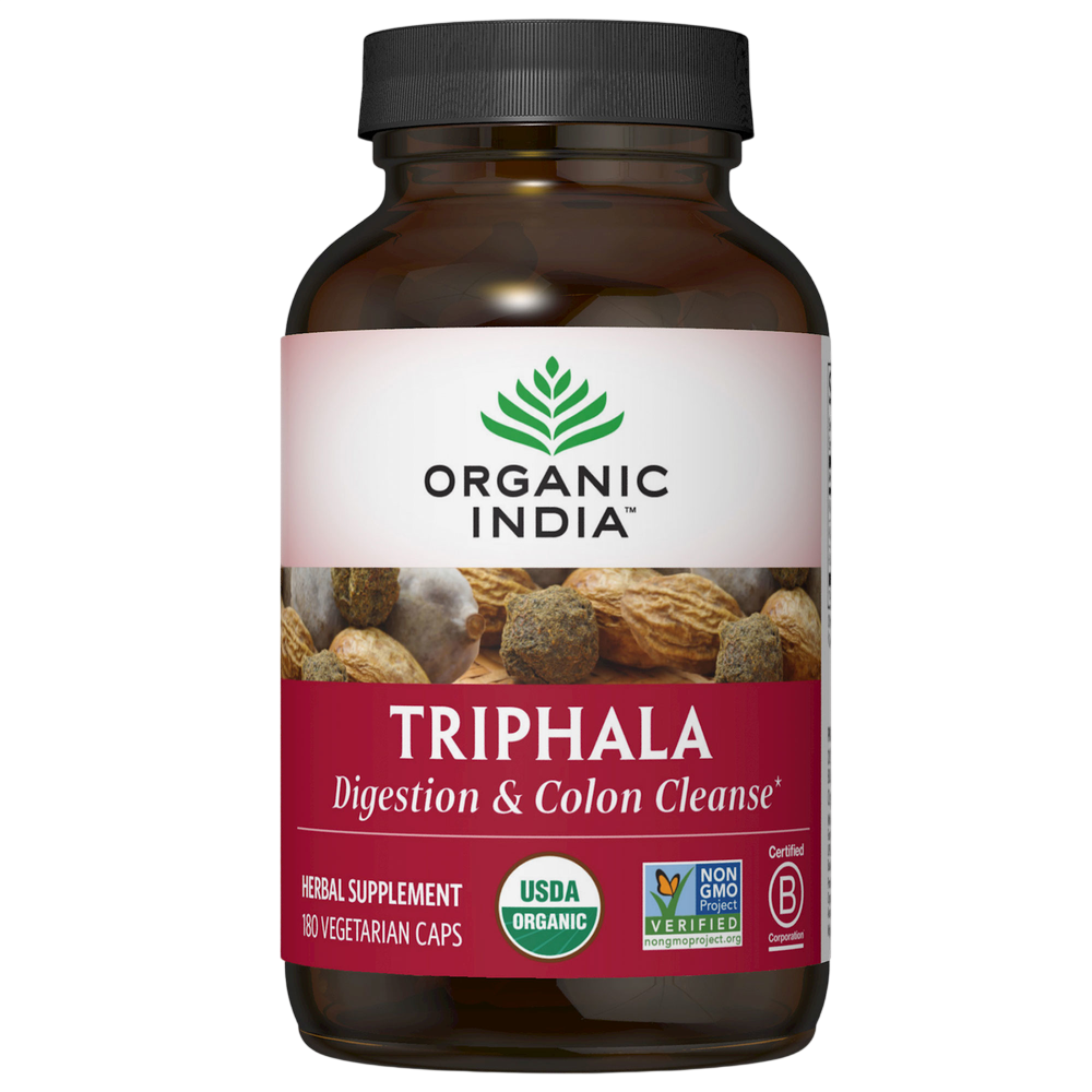 Triphala, 180 capsules , Ayurveda Brand_Organic India Form_Capsules