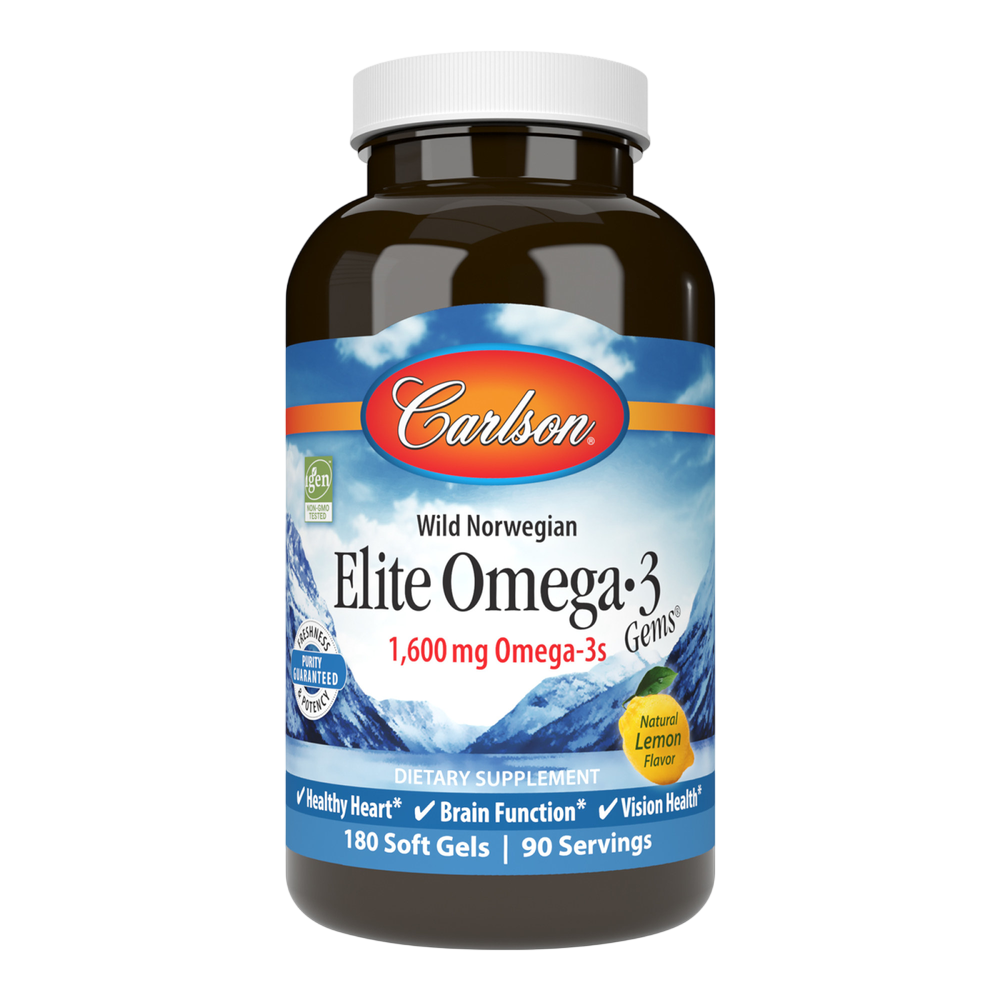 Elite Omega 3 Gems, 180 Softgels