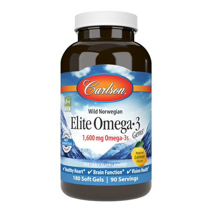 Elite Omega 3 Gems, 180 Softgels