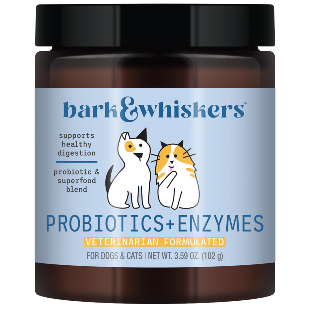 Bark & Whiskers® Probiotics + Enzymes for Cats and Dogs, 102 g Powder