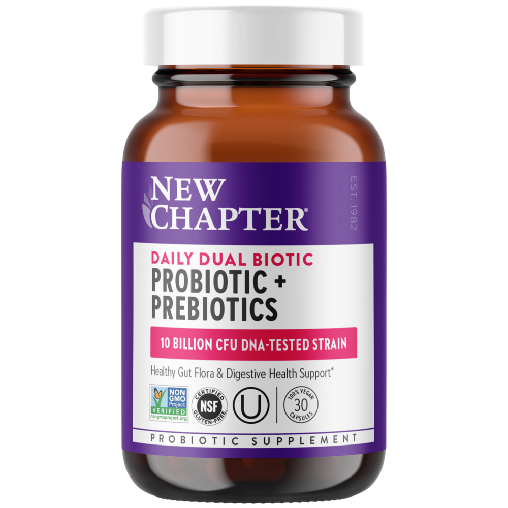 Daily Dual Biotic Probiotic + Prebiotic, 30 capsules