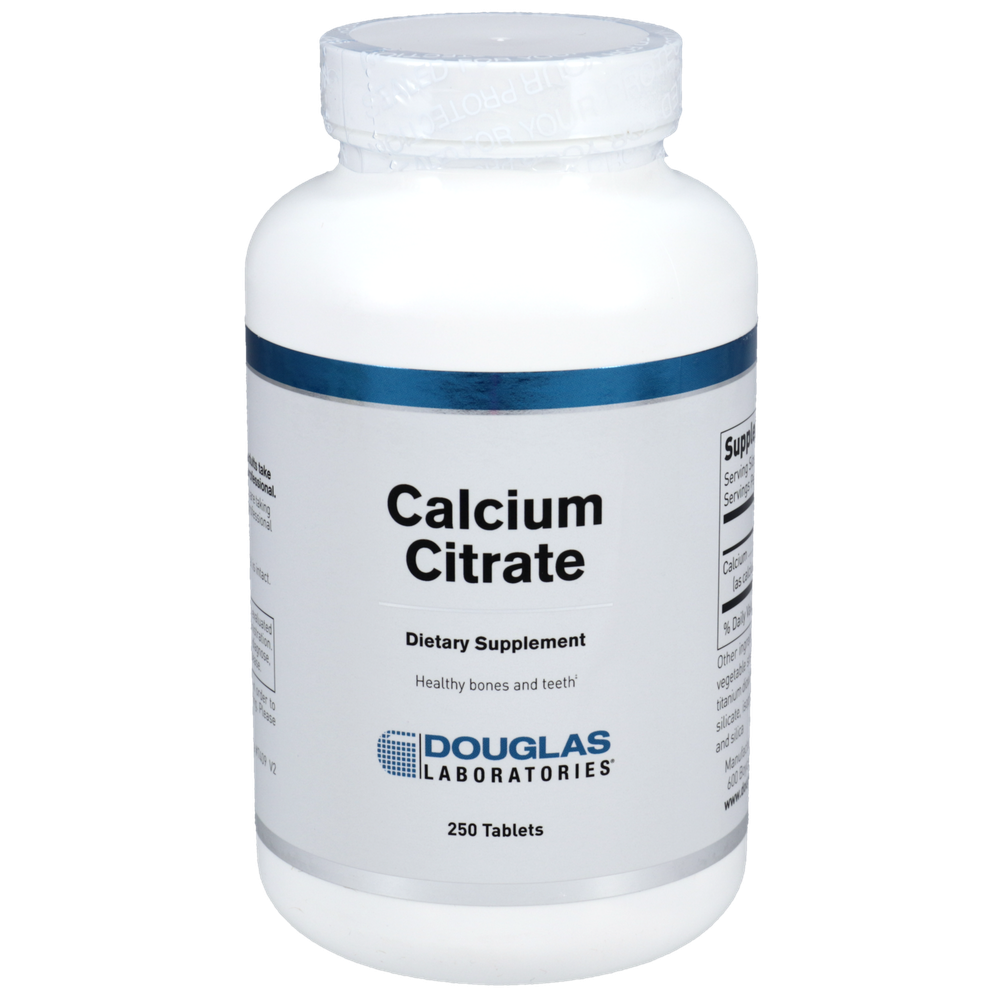 Calcium Citrate (250mg), 250 Tablets