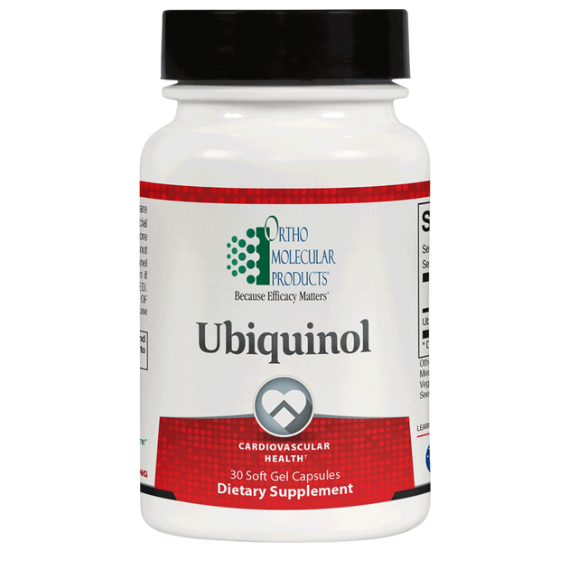 Ubiquinol, 30 Softgels , Brand_Ortho Molecular Form_Softgels Requires Consultation Size_30 Softgels softgels