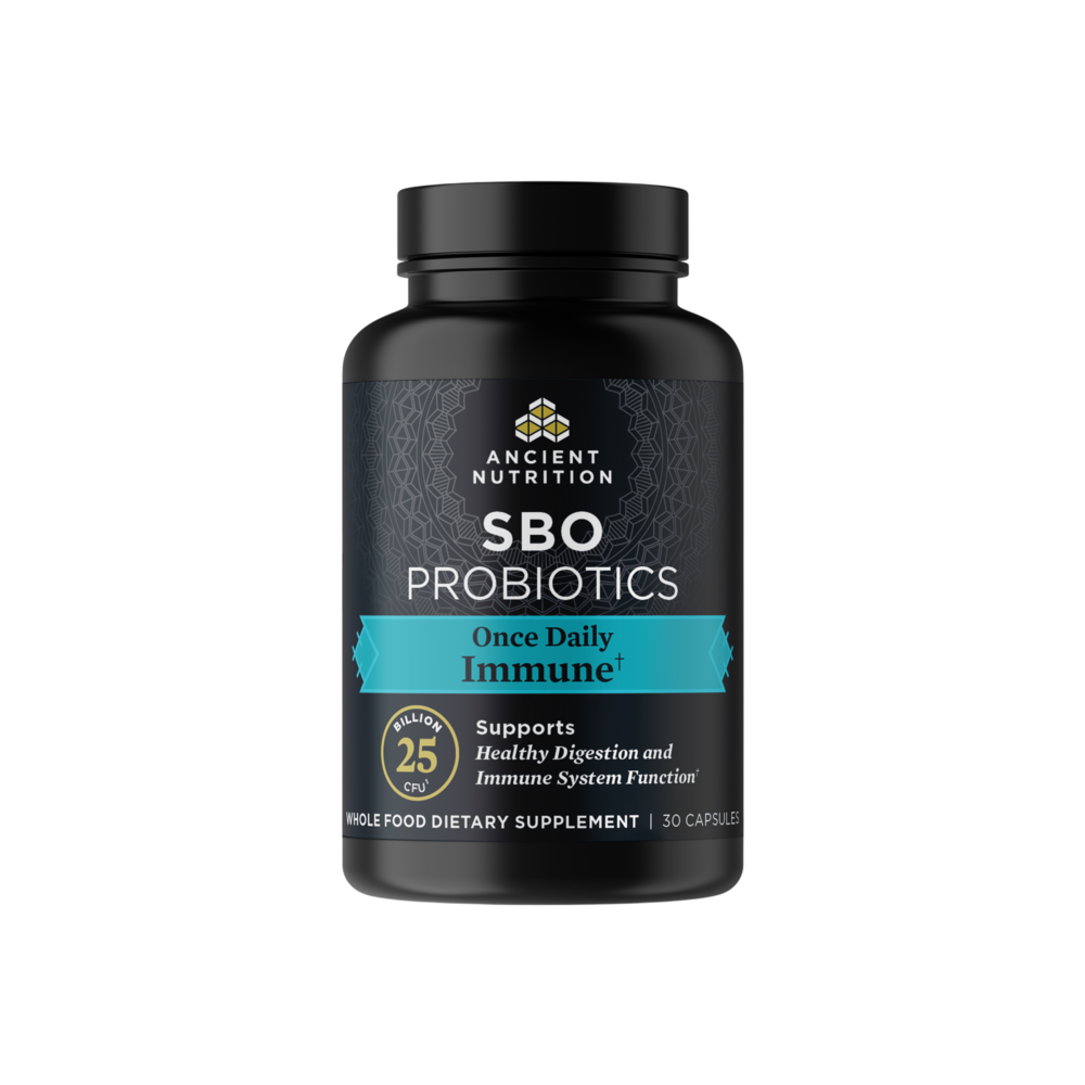 Ancient Nutrition SBO Probiotics Immune Once Daily - front