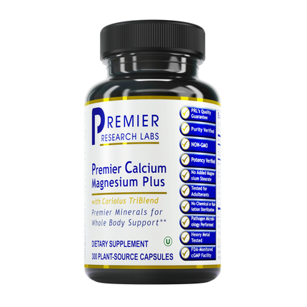 Premier Calcium Magnesium Plus, 300 Capsules , Brand_Premier Research Labs capsules Form_Capsules Requires Consultation Size_300 Capsules