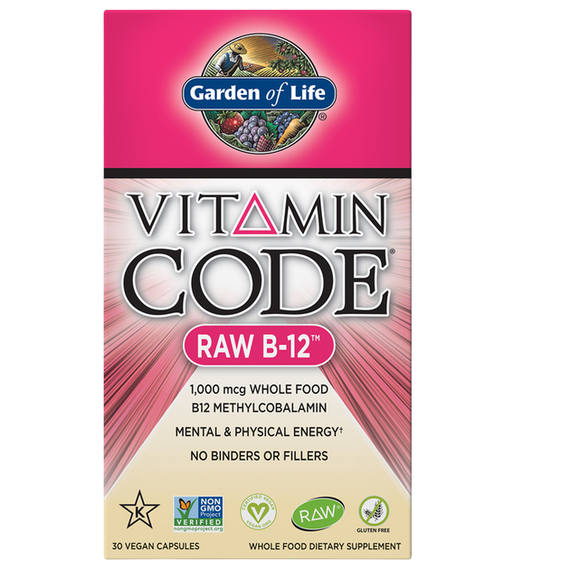 Vitamin Code RAW B-12, 30 Capsules