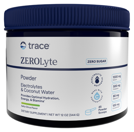 ZEROLyte Electrolytes & Coconut Water Powder, Salty Citrus, 344 g Powder