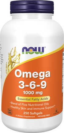 Omega 3-6-9 1000mg, 250 softgels