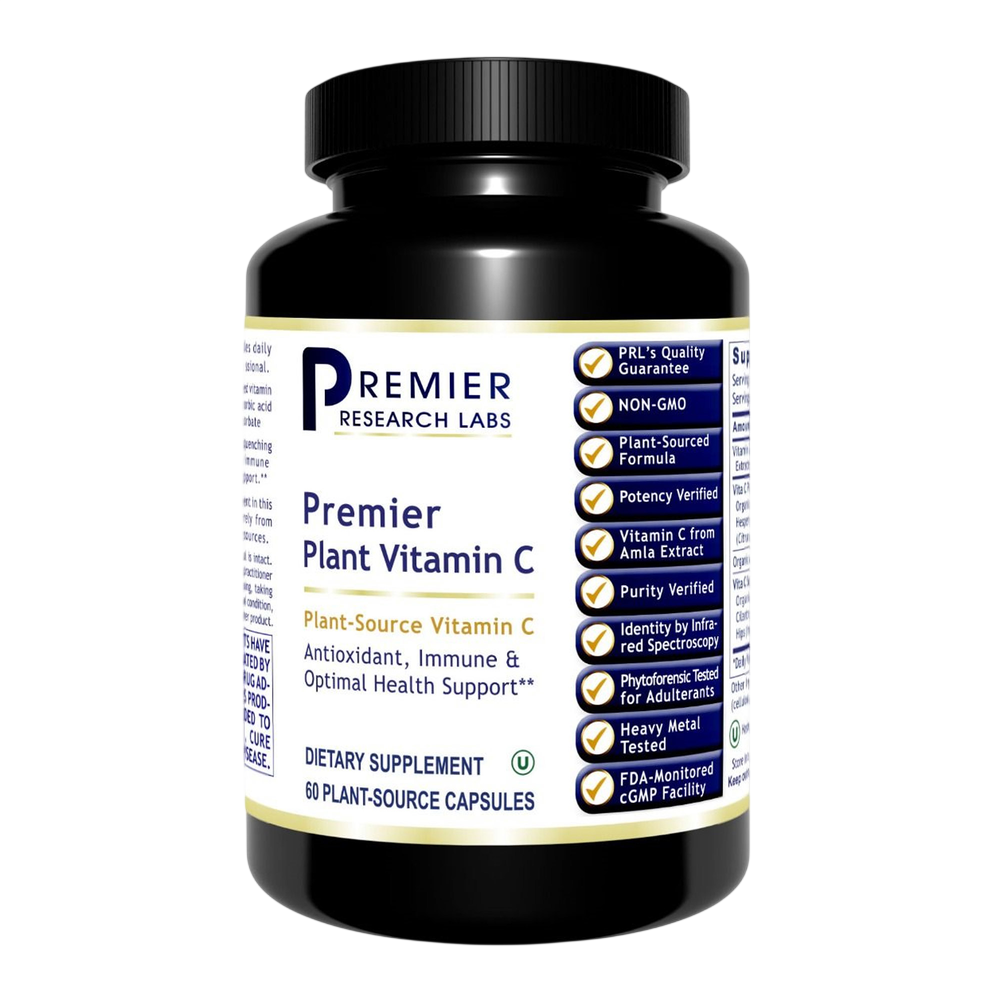 Premier Plant Vitamin C, 60 Capsules , Brand_Premier Research Labs capsules Form_Capsules Requires Consultation Size_60 Capsules